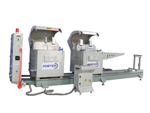 Máy cắt nhôm 2 đầu mâm xoay F500 CNC